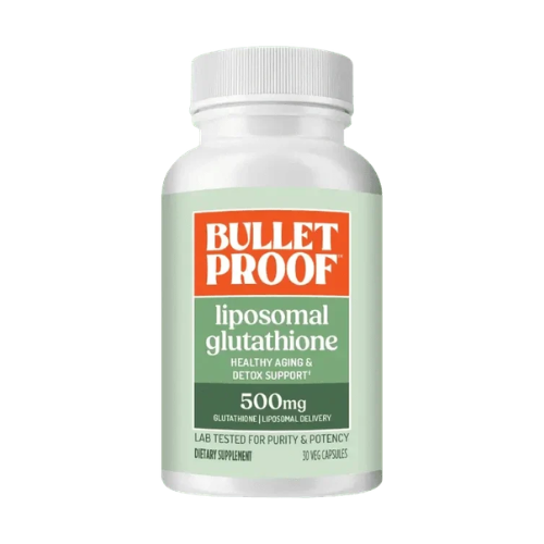 Glutation lipozomal 500 mg Bulletproof - supliment pentru protecție antioxidantă și detoxifiere