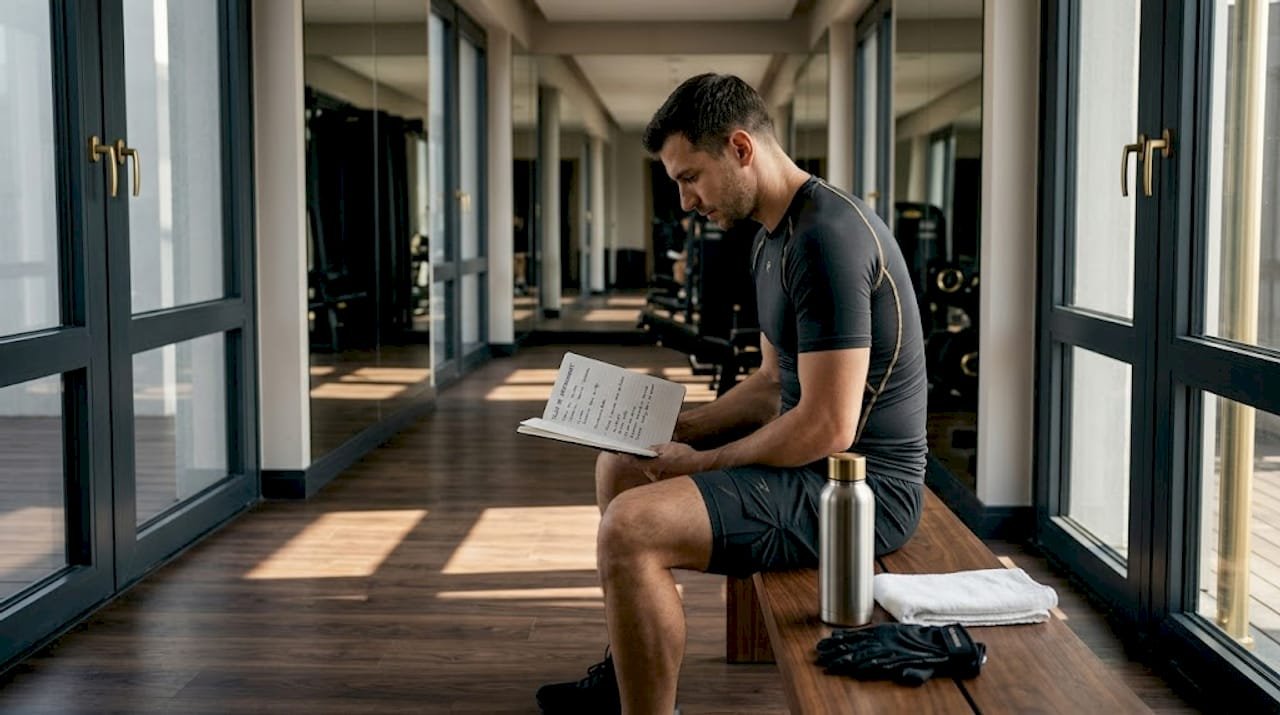 Sportivul își analizează și ajustează programul de antrenament