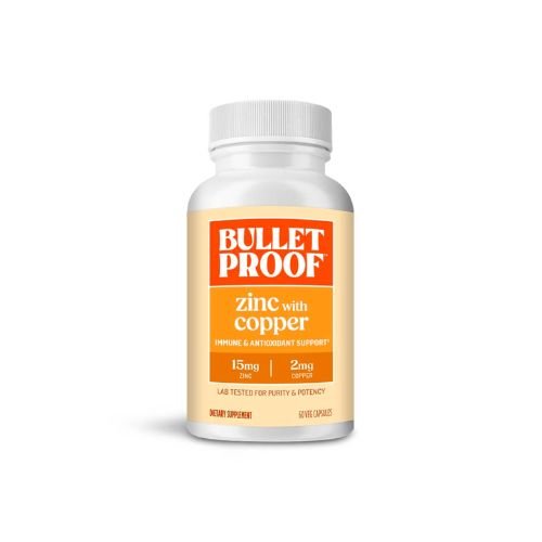 Supliment cu zinc și cupru în forme de zinc orotat și cupru bisglicinat pentru funcție cognitivă, metabolism energetic și imunitate