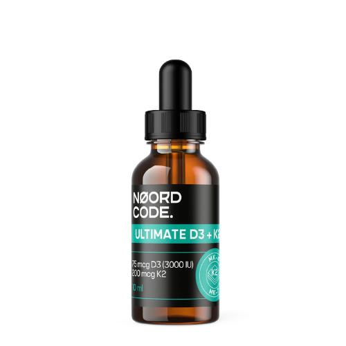 Vitamin D3 + K2 este o formulă premium pentru sănătatea oaselor, imunității și funcției musculare